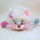 Popples PUFFLING with White Hair & Riddle Card 1986 TCFC, Mattel