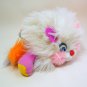 Popples PUFFLING with White Hair & Riddle Card 1986 TCFC, Mattel
