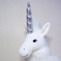 Jellycat PEARL The UNICORN White Body, Silver Horn & Hooves