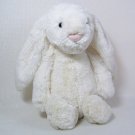 Jellycat BASHFUL BUNNY Medium 12" White Stuffed Plush Rabbit