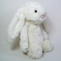 Jellycat BASHFUL BUNNY Medium 12" White Stuffed Plush Rabbit