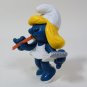 Smurfs Smurfette Secretary 20140 Vintage PVC Figure 80s Peyo