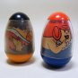 Vintage Weebles THE FLINTSTONES Fred and Wilma Hasbro 1977