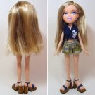 Bratz Birthday Bash CLOE Doll Redressed in Wild Life Nevra Skirt, Strut It Shoes