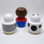 Lego Duplo PRIMO Figure with Blue Body Red Top & 2 Baby Rattle Bricks