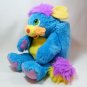 Vintage Popples P.C. "Pretty Cool" Popple 15" Blue Plush Purple Hair