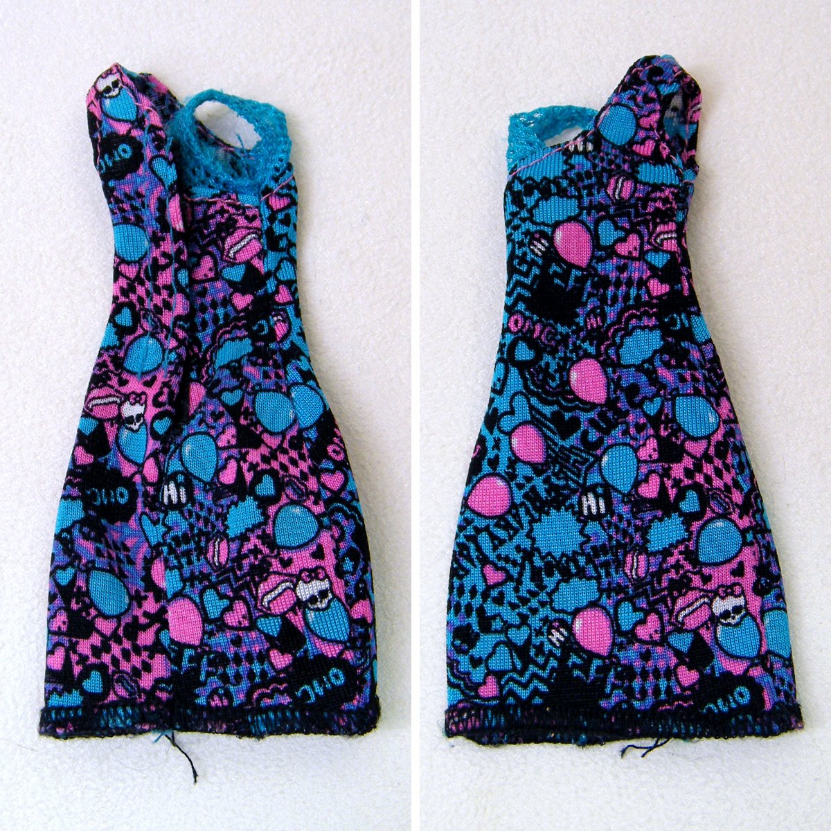 MH Howleen Wolf Ghoul Fair Dress, Blue Balloon Pattern Monster High