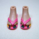Bratz Shoes YASMIN Feelin Pretty Pink Sandals MGA 2006