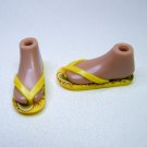Bratz Shoes CLOE Feelin Pretty Yellow Sandals MGA 2006