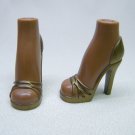 Bratz Shoes SASHA Passion 4 Fashion Gold Sandals MGA 2006