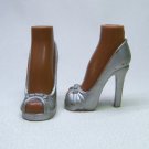 Bratz Shoes SASHA Passion 4 Fashion Silver Heels Sandals MGA 2006