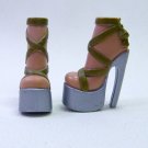 Bratz Shoes Princess Yasmin Silver Stiletto Heels MGA
