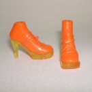 Bratz Shoes CLOE iCandy Orange Gel Heels MGA 2005