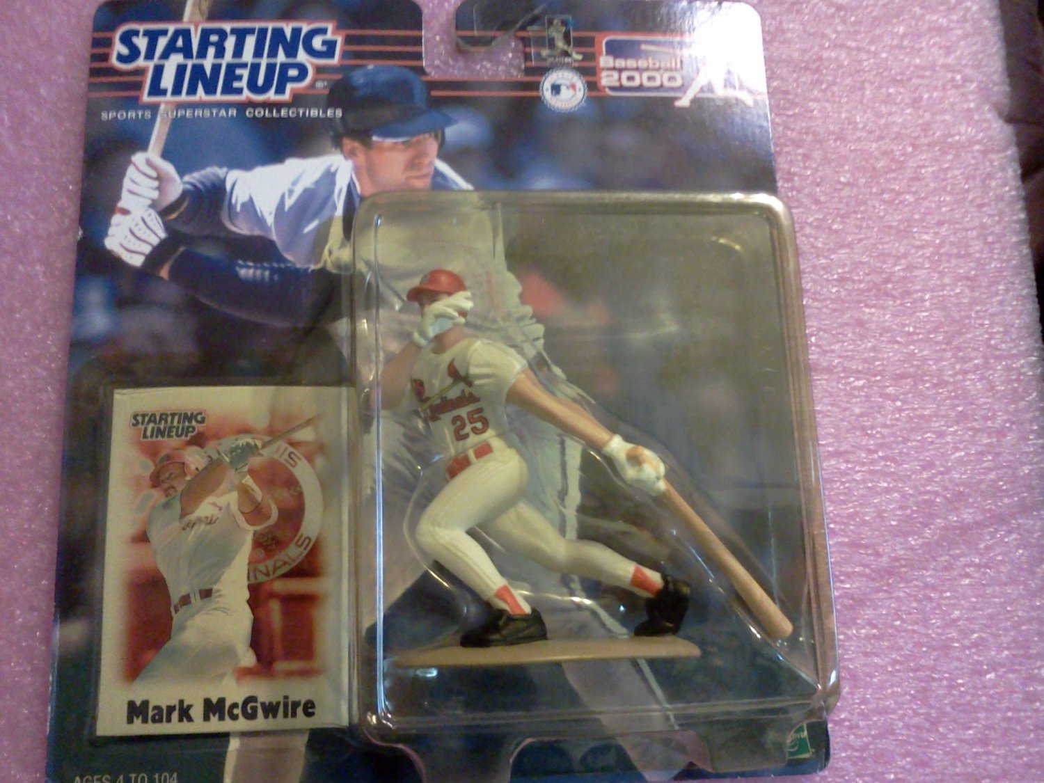 Starting Lineup MLB Mark McGuire Figure With Shinguard St Louis Cardinals NIB