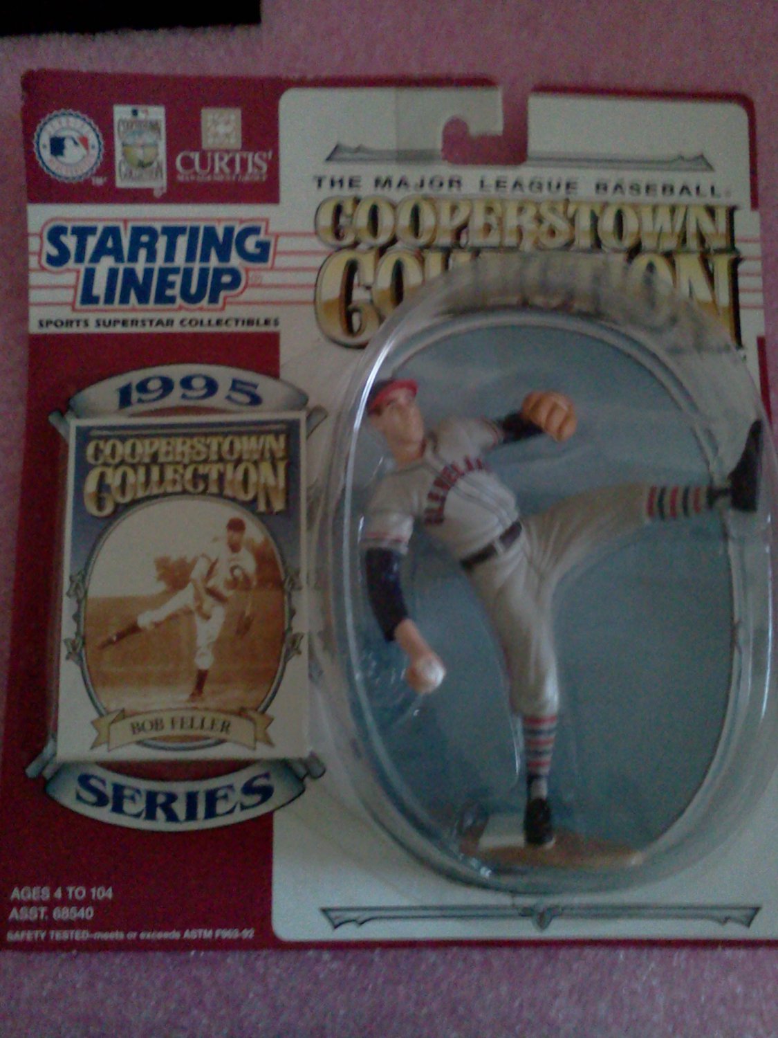 New Starting Lineup MLB Cooperstown Collection 1995 Series Bob Feller