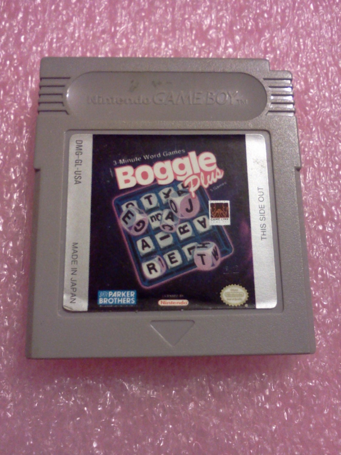 Boggle Plus (Nintendo Gameboy, 1992)