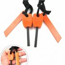 2 Pack Survival Magnesium Flint Fire Starter Emergency Lighter Kit For Camping