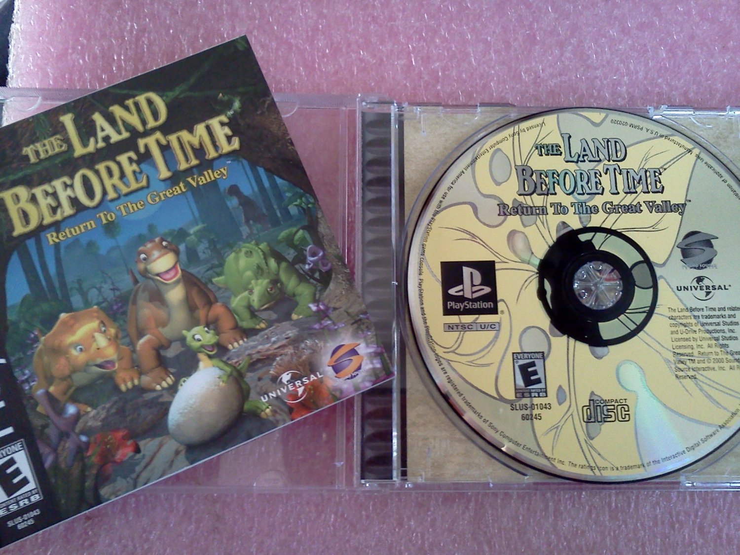 Land Before Time: Return to the Great Valley (Sony PlayStation 1, 2000) PS1