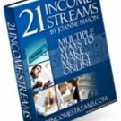 21 Income Streams - Ways to Make Money Online
