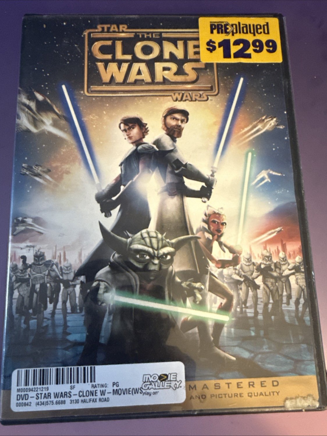 Star Wars: the Clone Wars (DVD, 2008)