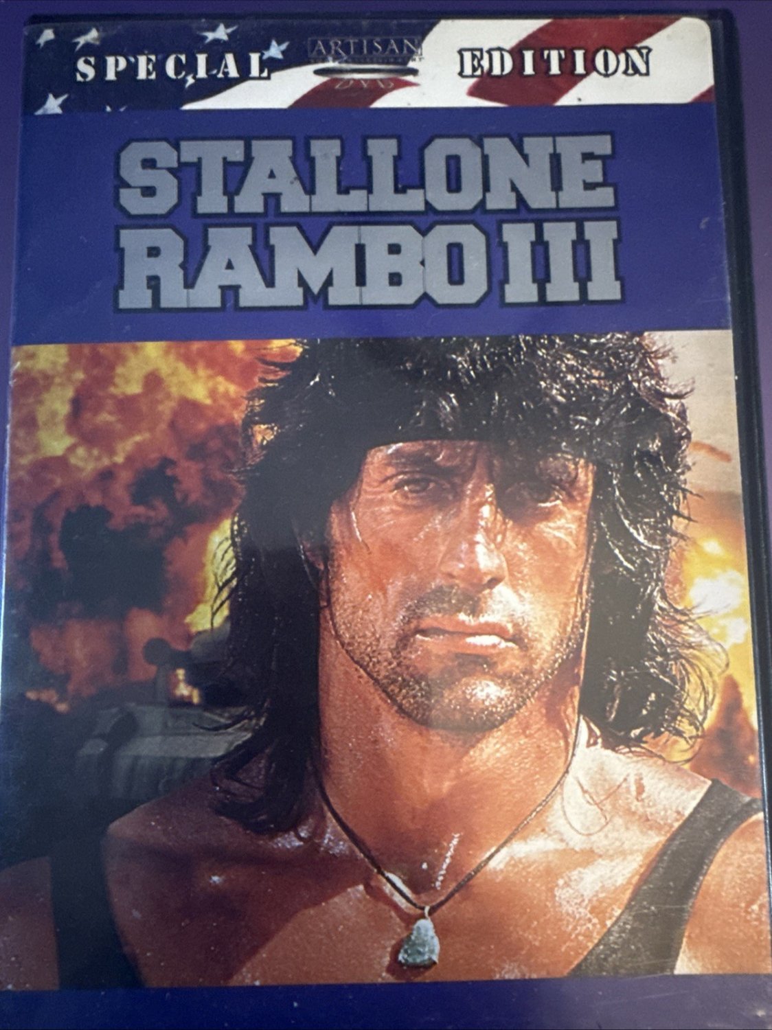 Rambo III (DVD, 2003, 2-Disc Set, Special Edition Sensormatic Security Tag)
