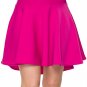 Pink High Low Mini Flared Scuba Skater Skirt M
