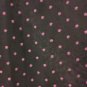 Black and Berry Colored Polka Dot Chiffon Tie Neck Blouse M
