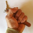 Round Nose Kubotan Key Chain, Self Defense, Certified by Real world Krav Maga,