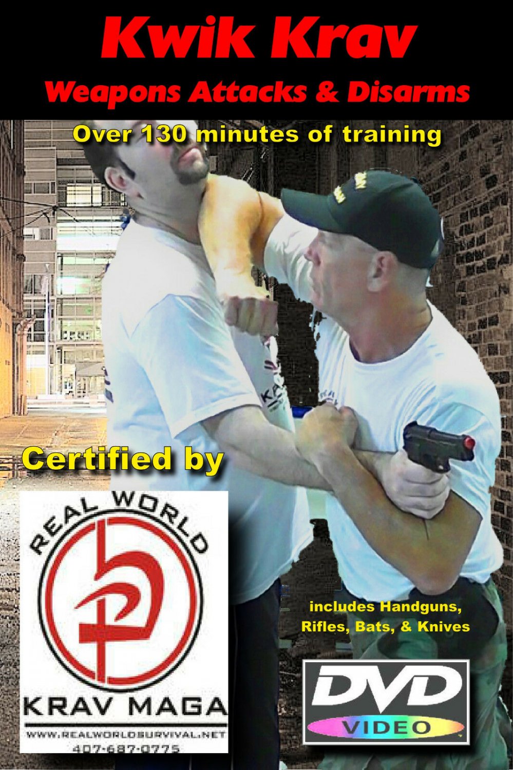 "Weapons Attacks & Disarms" for the Real World, Krav Maga 2 DVD Set