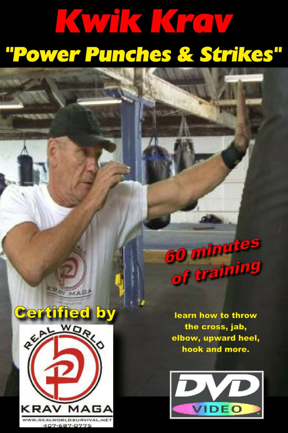 "Killer Punches & Strikes for KO POWER" Krav Maga training video, DVD