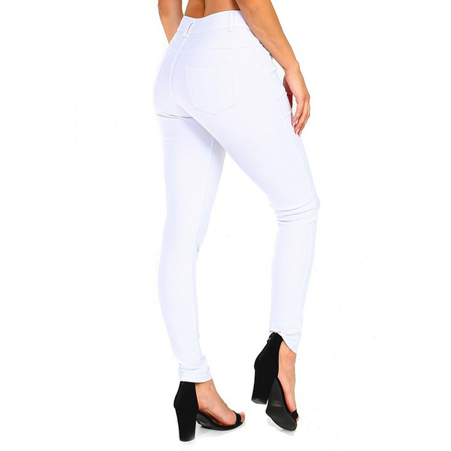 white jeggings