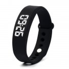 (Black) W5 Pedometer Sleep Monitor Temperature Bracelet Smart Watch