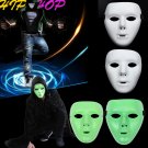 (For men/white) Jabbawockeez Mask Halloween Ghost Dance Hip-hop Performances Masks Party Dress Mask