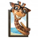 3D Smile Giraffe Wall Decals Removable Lovely Animal Wall Stickers Wall Art Decor
