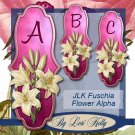 JLK Fuschia Flower Alpha - ON SALE!