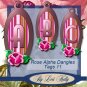 JLK Rose Alpha Dangle Tags 11 - ON SALE!