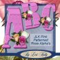 JLK Pink Patterned Rose Alpha - ON SALE!