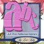 JLK Pink Patterned Alpha - Lowercase - ON SALE!