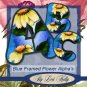 JLK Blue Framed Flower Alpha's - ON SALE!