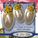 JLK Pearl & Flowers Alpha Dangles - ON SALE!