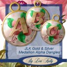 JLK Gold & Silver Medallion Alpha Dangles - ON SALE!