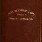 Illustrated catalogue surgical instruments eyeglasses  Reynders, John, & Co 1889
