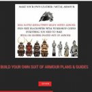 MAKE YOUR OWN BODY ARMOUR - SUIT MEDIEVAL KNIGHT CHAINMAIL  ARMY REENACTMENT