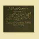 Aloe's illustrated catalogue Surgical Instruments Tools microscope 1893 on CD