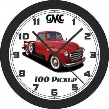 1950 GMC 100 Pickup Truck Wall Clock-Free US Ship