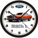1970 FORD MUSTANG MACH 1 WALL CLOCK-FREE USA SHIP!