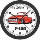 1953-1956 FORD F-100 PICKUP WALL CLOCK-FREE USA SHIP