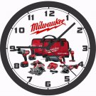 MILWAUKEE POWER TOOLS WALL CLOCK-FREE USA SHIP!-CRAFTSMAN, SNAP-ON