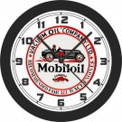 Retro Mobil Oil Sign Wall Clock-Free US Ship