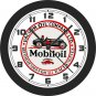 Retro Mobil Oil Sign Wall Clock-Free US Ship
